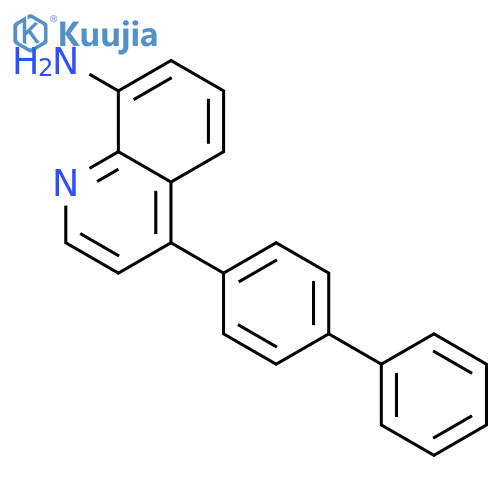 8-Quinolinamine, 4-[1,1'-biphenyl]-4-yl- structure
