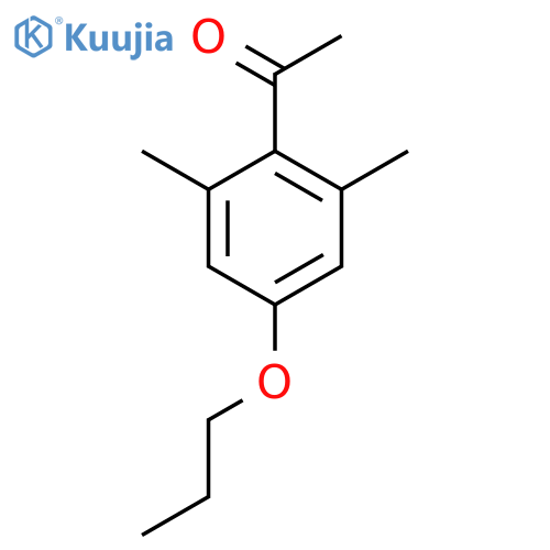 1-(2,6-Dimethyl-4-propoxyphenyl)ethanone structure