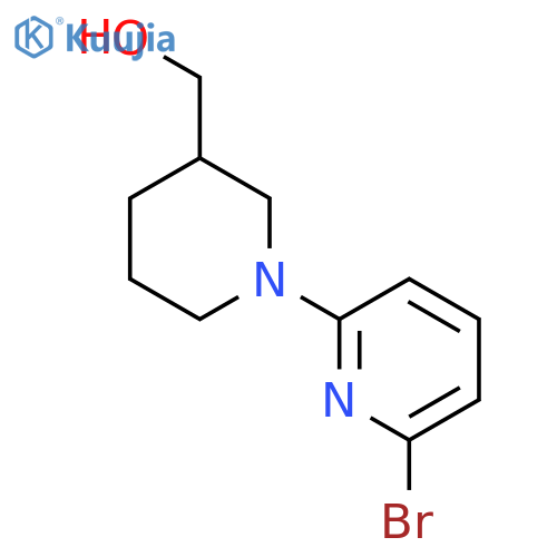 (6-Bromo-3,4,5,6-tetrahydro-2h-[1,2]bipyridinyl-3-yl)-methanol structure