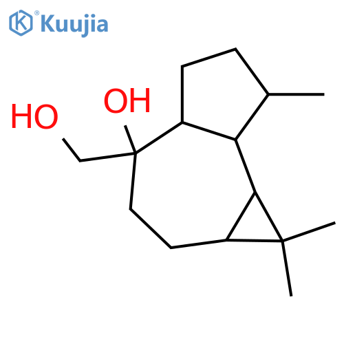 10,14-Aromadendranediol; (1β,4α,5β,6α,7α,10β)-form structure