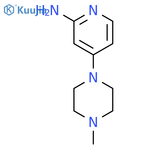 4-(4-Methylpiperazin-1-yl)pyridin-2-amine structure