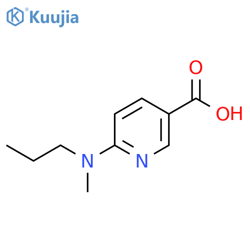 6-(Methyl(propyl)amino)nicotinic acid structure