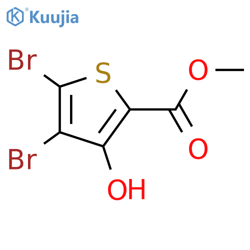 methyl 4,5-dibromo-3-hydroxy-thiophene-2-carboxylate structure