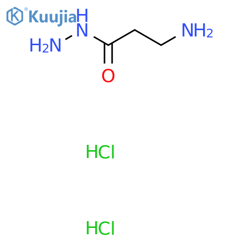 3-Aminopropanehydrazide dihydrochloride structure
