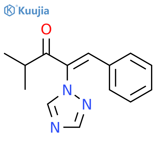 1-Penten-3-one, 4-methyl-1-phenyl-2-(1H-1,2,4-triazol-1-yl)- structure